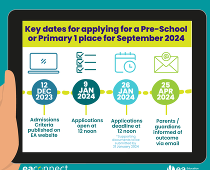 P1 Admissions September 2024